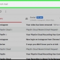 Soek volgens datum in gmail