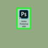 Maak lêers in photoshop oop