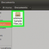 Onttrek lêers in linux