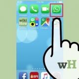Kry blou regmerkies in whatsapp