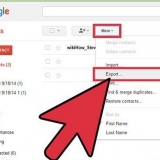 Voeg kontakte by gmail met 'n csv-lêer