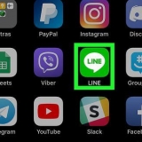 Verwyder kontakte van line op iphone of ipad