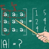 Bepaling van die determinant van 'n 3x3 matriks