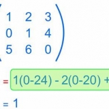 Vind die inverse van 'n 3x3 matriks