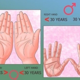 Die ouderdom van iemand bepaal aan die hand van diens handlijnen