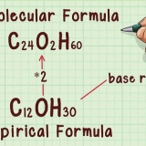 Bepaling van die molekulêre formule van 'n stof