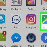 Verander die roete op google maps op android