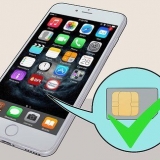 Verwyder die sim-kaart van 'n iphone