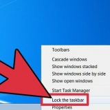 Verander die lessenaar taakbalk in windows