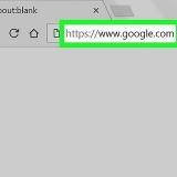 Vind die url van 'n webwerf