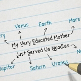 Onthou die volgorde van die planete