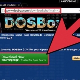 Gebruik dosbox