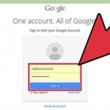 Voeg 'n rekening by jou gmail
