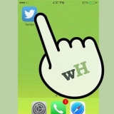 Vee 'n rekening uit die twitter-toepassing vir iphone uit