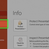 Voeg 'n agtergrond in powerpoint by