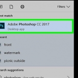 Voer 'n prent in photoshop in