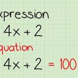 Oplos van 'n algebraïese uitdrukking