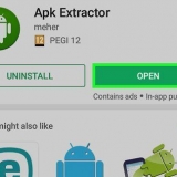 Kry 'n apk-lêer op 'n android-toestel