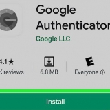 Rugsteun tans google authenticator op android