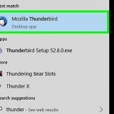 Rugsteun jou e-posse in thunderbird