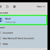 Voeg 'n banier in microsoft word by