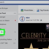 Stuur 'n boodskap vanaf 'n facebook-bladsy
