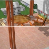 Verf 'n beton patio