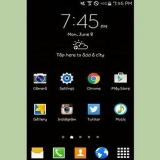 Verwyder 'n leë tuisskerm op android