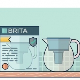 Gebruik 'n brita-waterkruik