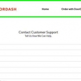 Vee 'n doordash-rekening uit