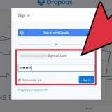 Vee 'n dropbox-rekening uit