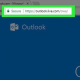 Skep 'n e-posrekening in microsoft outlook