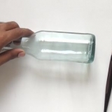Sny 'n glasbottel