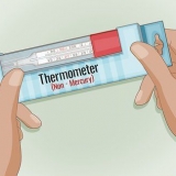 Gebruik 'n glastermometer
