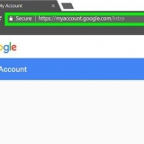 Vee 'n google- of gmail-rekening uit