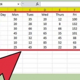 Skep 'n grafiek in excel