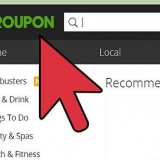 Gebruik 'n groupon-bewys