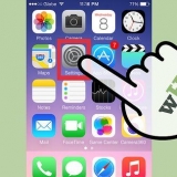 Sinkroniseer 'n hotmail-rekening op 'n iphone