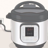 'N instant pot op hoë druk instel