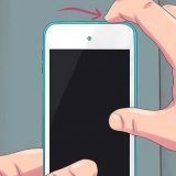 Stel 'n ipod touch op