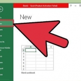 Skep 'n kalender in excel