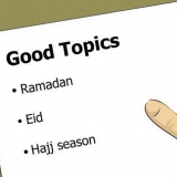 Een khutbah prediken