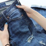 Maak kortbroeke van jou jeans
