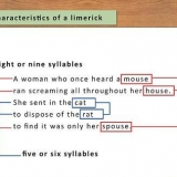 Skryf 'n limeriek