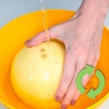 Een meloen snyden