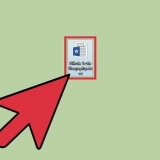 Stoor 'n microsoft word-dokument