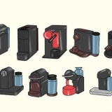 Een nespresso-apparaat maak skoon