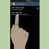 Blokkeer 'n nommer in android