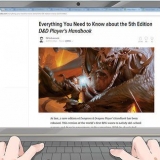 Skep 'n karakter vir dungeons and dragons