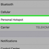 Verander jou iphone in 'n 'persoonlike hotspot'